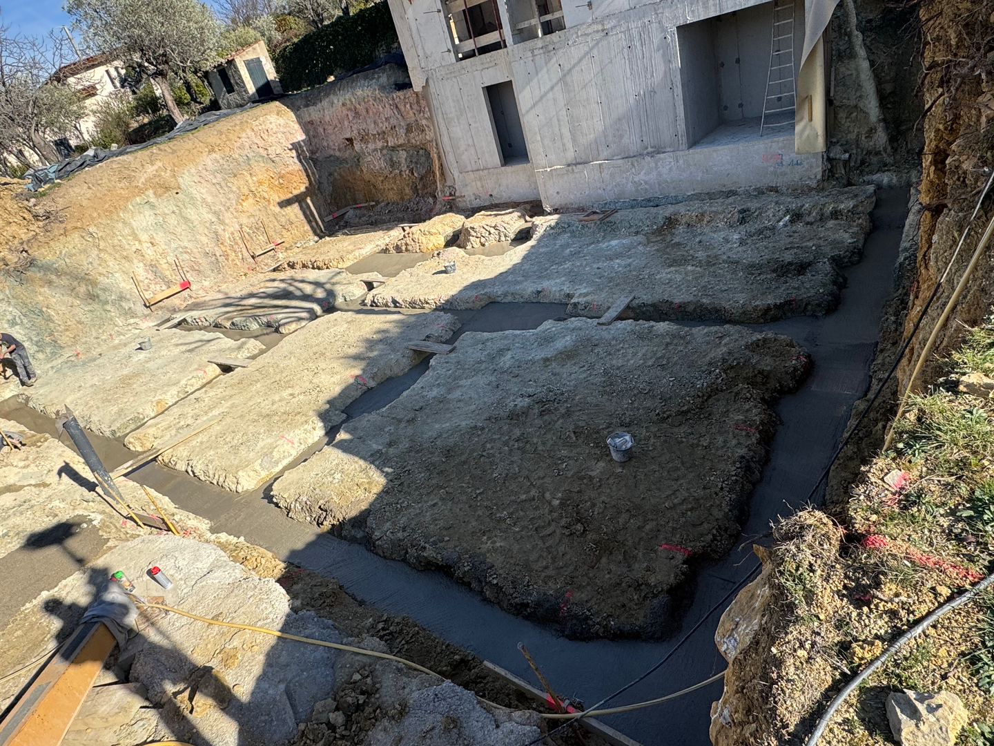 chainage beton renovation Fayence gros oeuvre Var