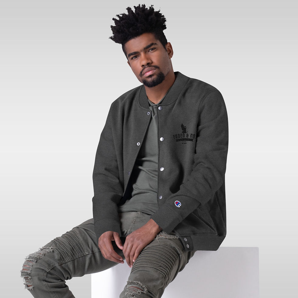 Thumbnail: Embroidered Champion Bomber Jacket