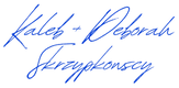 Kaleb + Deborah Skrzypkowski signature