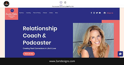 Profesjonalny coach - szablon strony internetowej