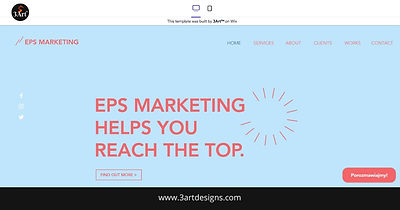 Kreatywne projekty - szablon strony internetowej