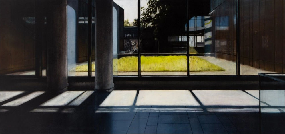 Tableau 3. Horizon I, huile sur toile, 210 x 100 cm, 2019 - Agnieszka Wielewska