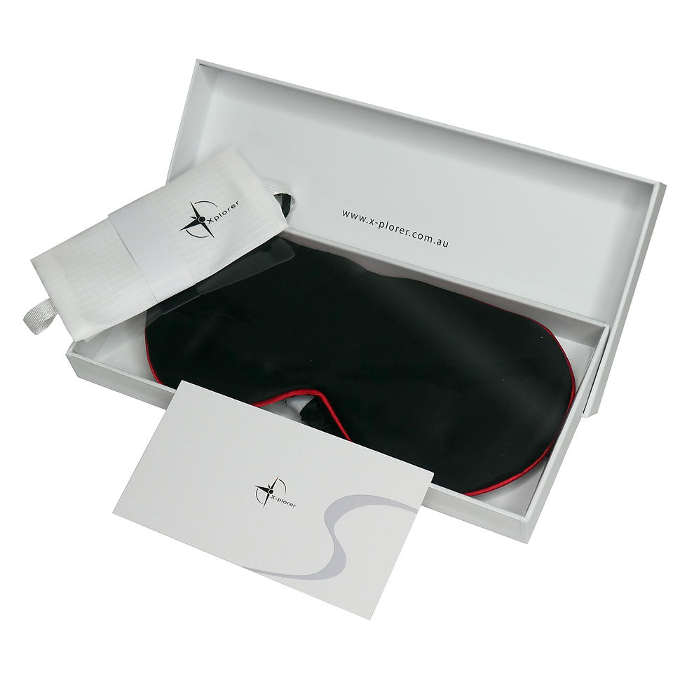 Thumbnail: X-plorer Premium 6A 22 Momme Mulberry Silk Sleep Mask