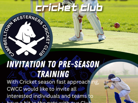 Pre-Season Training - Sunday 6th July - From 1pm 