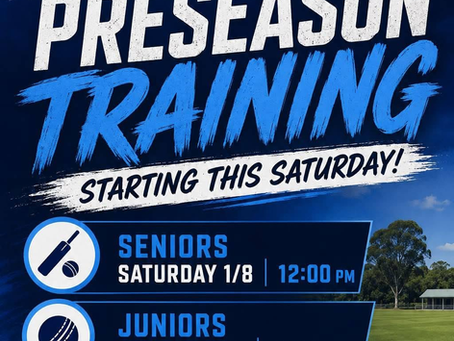 Preseason Training Kicks Off This Weekend