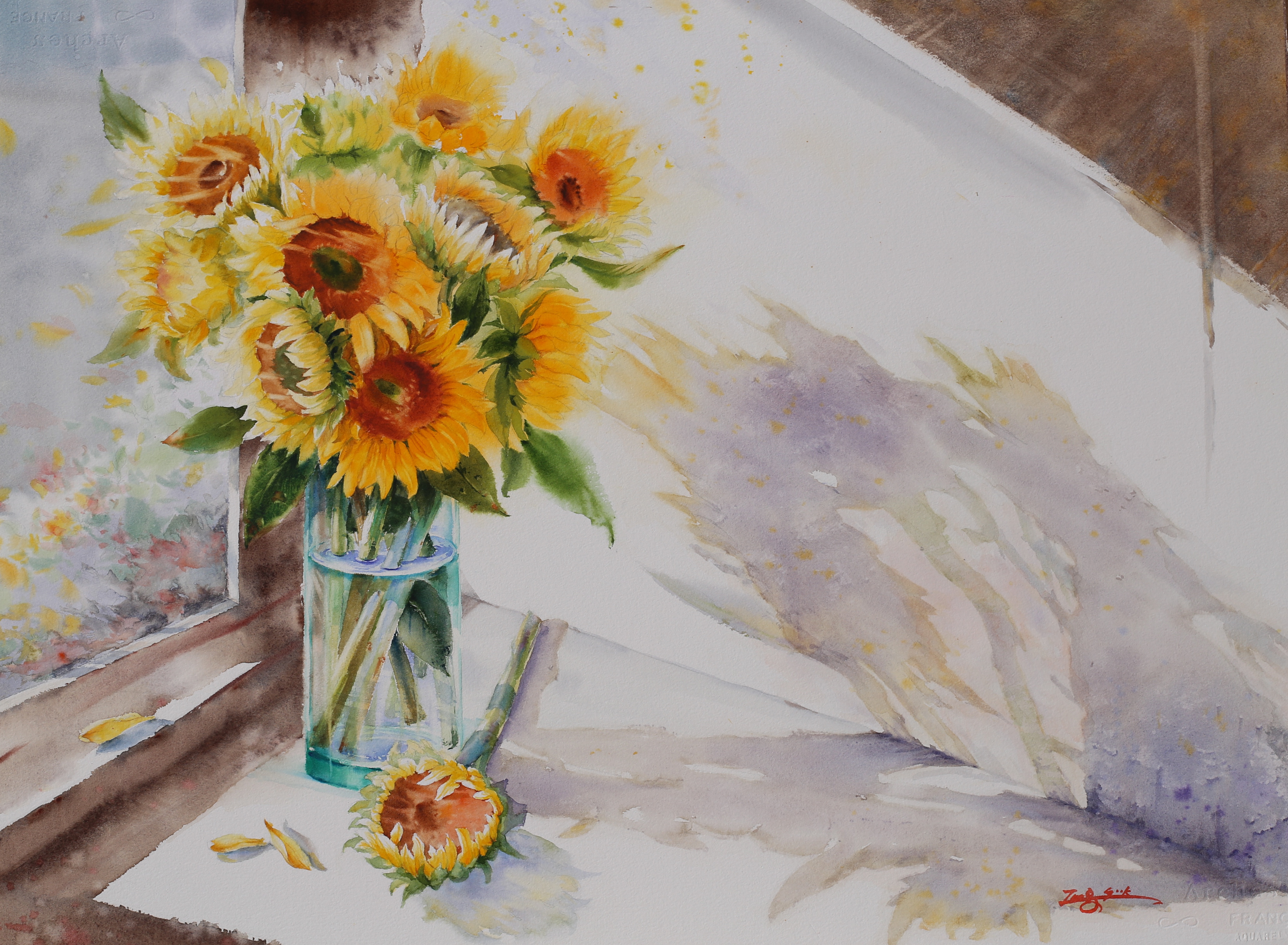 Light and Shadow...Sunflowers