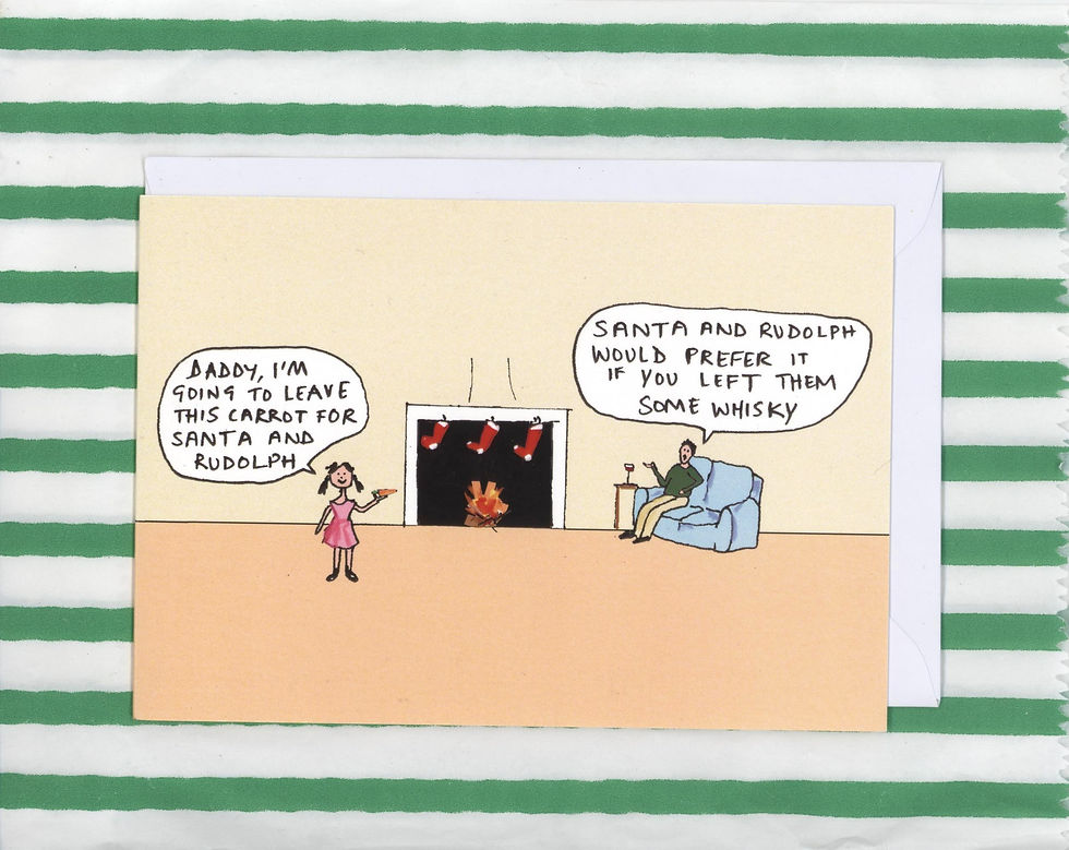 Thumbnail: (5 Pack) Whisky Christmas Card