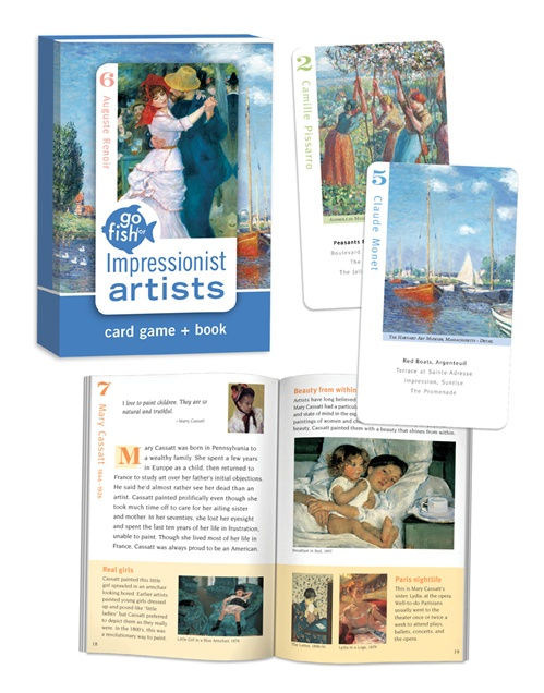 Go Fish for Impressionist Artists