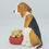 Thumbnail: BEAGLEChristmas Ornament TRI COLOR BEAGLE w/Dish CAN BE PERSONALIZED