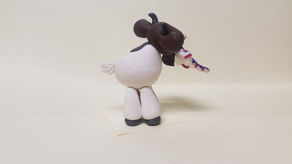 Thumbnail: BOER GOAT Miniature Figurine VALENTINES DAY Love Letter