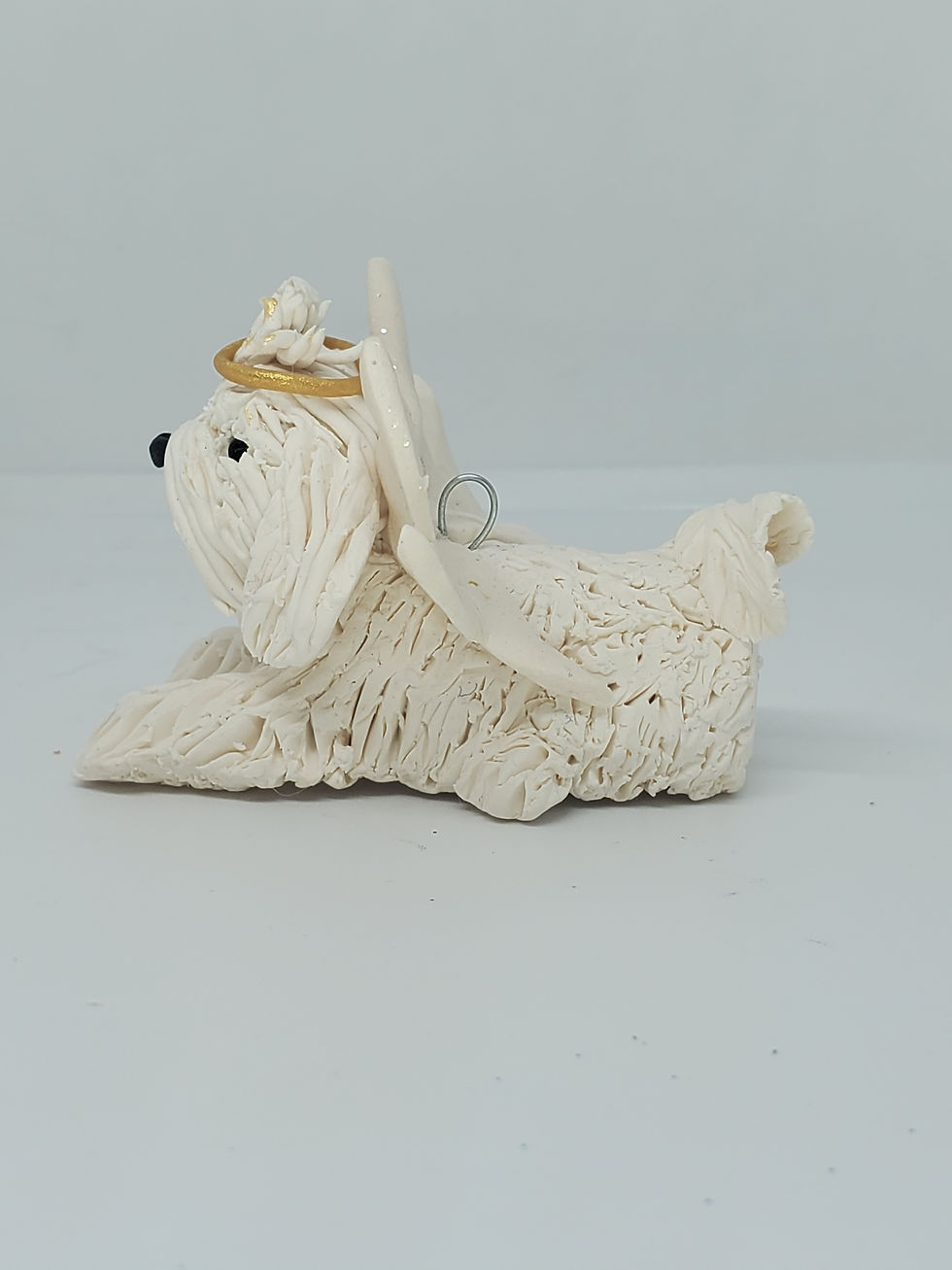 Thumbnail: MALTESE Christmas Ornament MALTESE ANGEL Pet Memorial