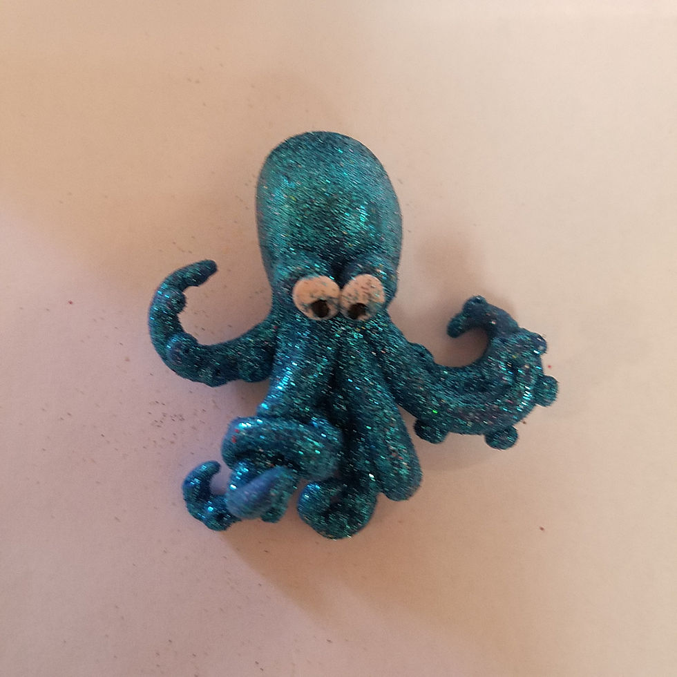 Thumbnail: Blue Octopus Ornament