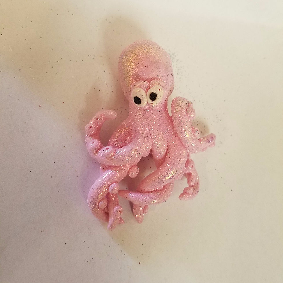 Thumbnail: Pink Octopus Ornament