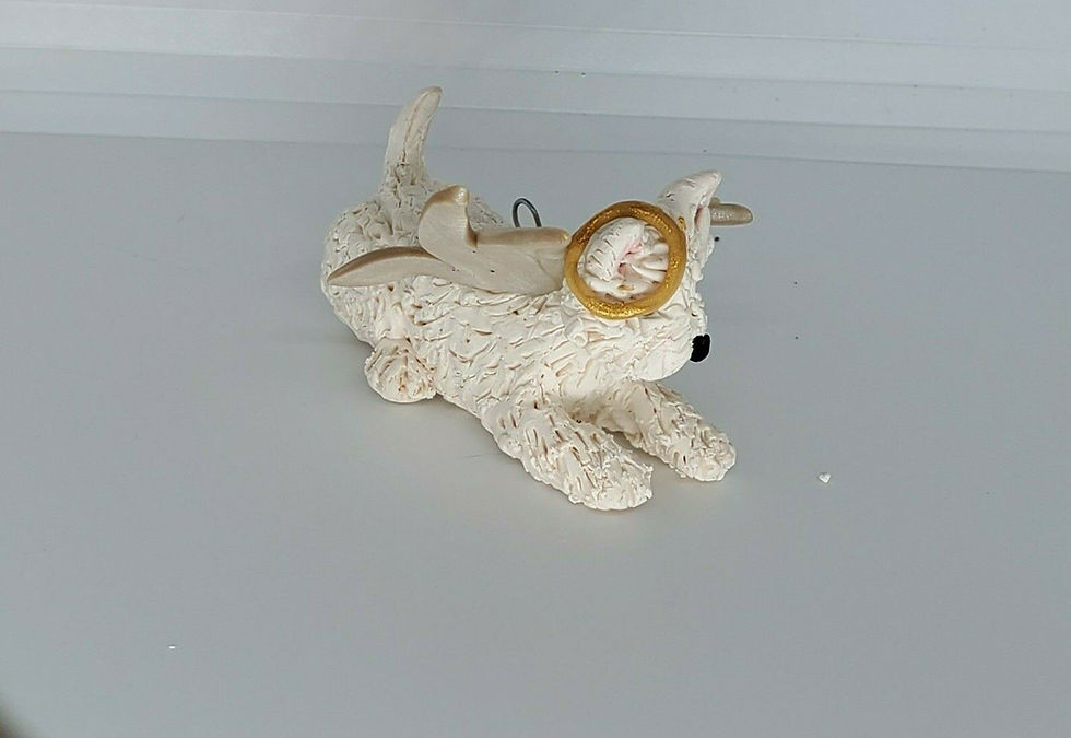 Thumbnail: WESTIE Christmas Ornament ANGEL Pet Memorial