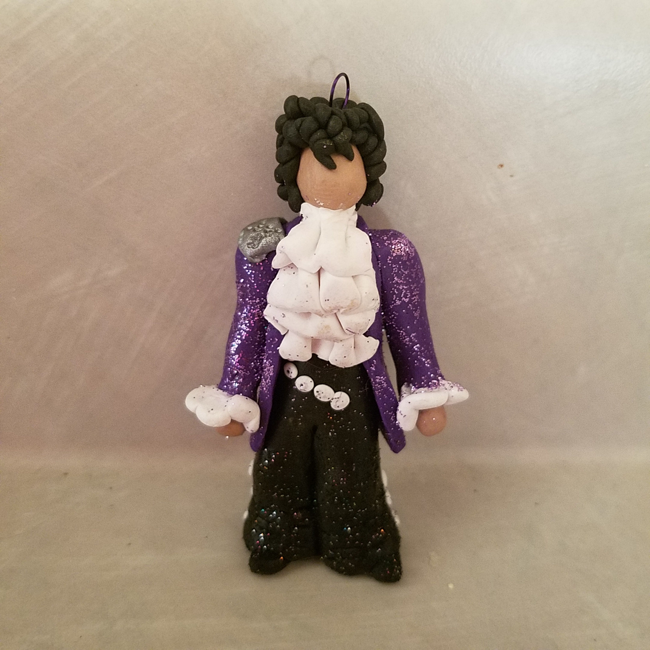 PRINCE Purple Rain INSPIRED Christmas Ornament