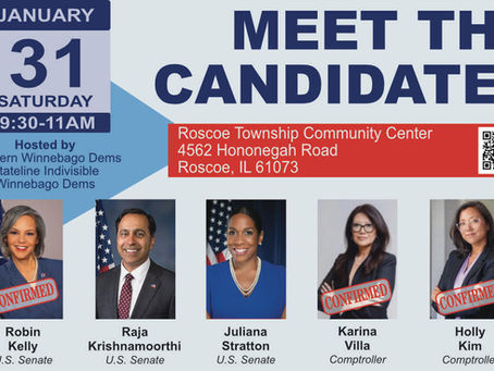 Saturday - Meet the Candidates **new candidates added**