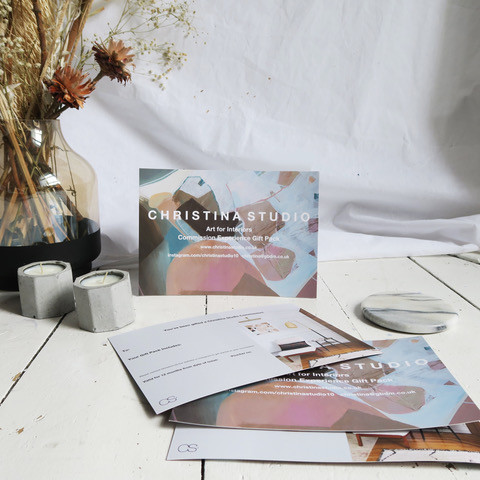 Glasgow artist interior modern Christina Gift Card