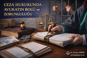 CEZA HUKUKUNDA AVUKATIN ROLÜ VE ZORUNLULUĞU, izmir ceza avukatı