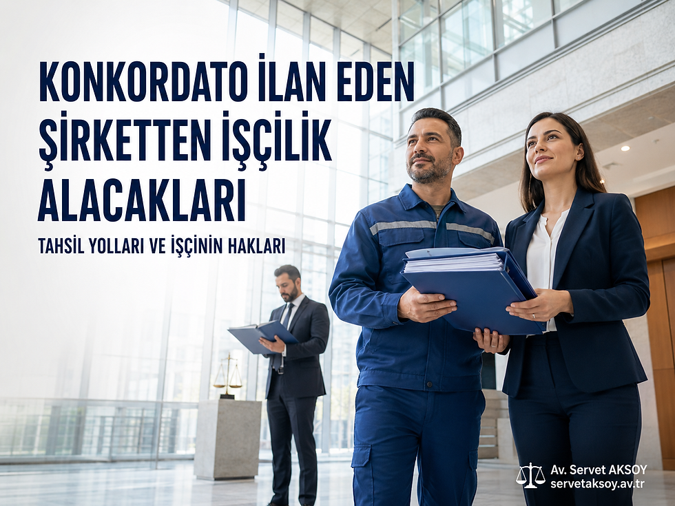 konkordato, işçilik alacakları, ibraname, kıdem tazminatı, ihbar tazminatı, yıllık izin ücreti, maaş, arabuluculuk, uzman avukat, imtiyazlı alacak, icra takibi, konkordato ödeme planı, ücret garanti fonu