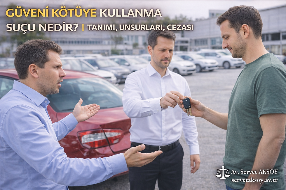 güveni kötüye kullanma, hırsızlık, dolandırıcılık, yargıtay, uzman avukat, uzlaştırma