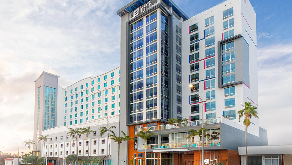 Photo courtesy of Aloft Fort Lauderdale Airport & Cruise Port