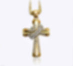 Eternal cross pendant