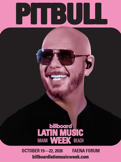 Pitbull se suma a la Semana Billboard de la Música Latina 2026 tras hacer historia en Londres