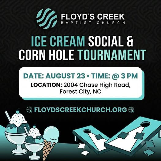 Ice Cream Social & Cornhole Tournament