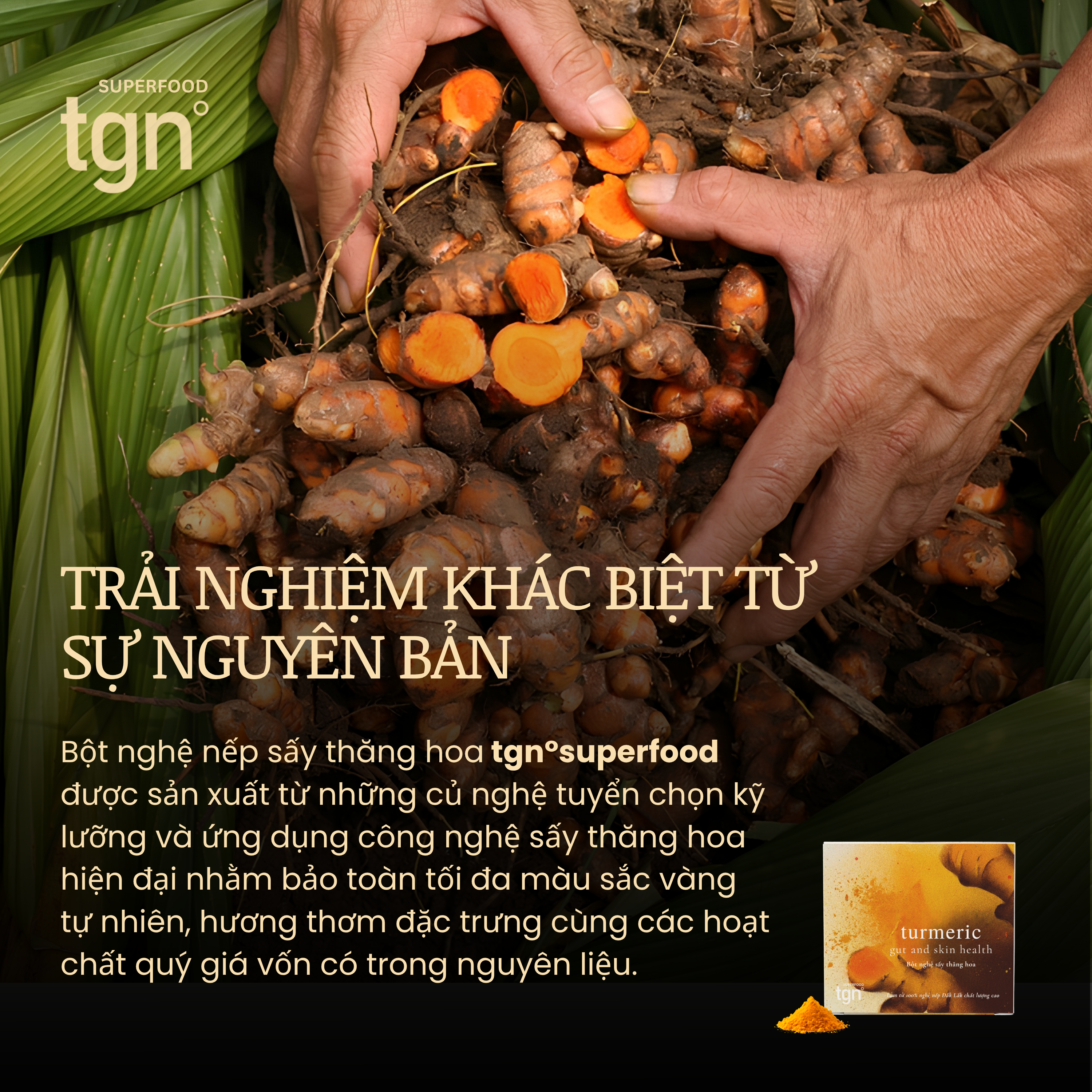 Bột Nghệ Nếp Sấy Thăng Hoa 50g
