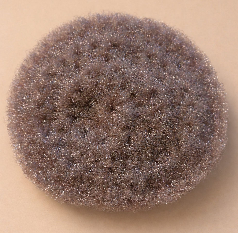 Thumbnail: Round Scrubbies heavy duty steel wool scouring pad