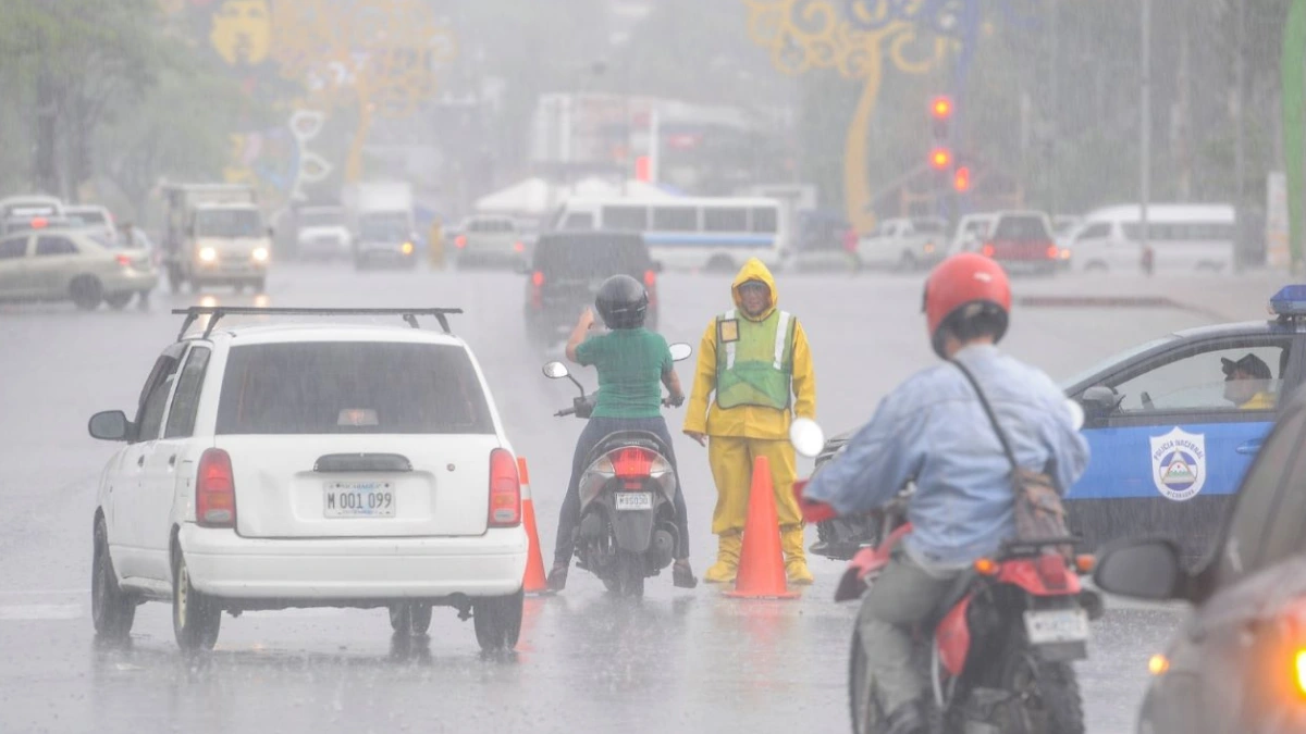 Según el INETER, las precipitaciones se presentarán en horas de la noche