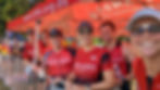 Multisport Team members cheering fellow team mates