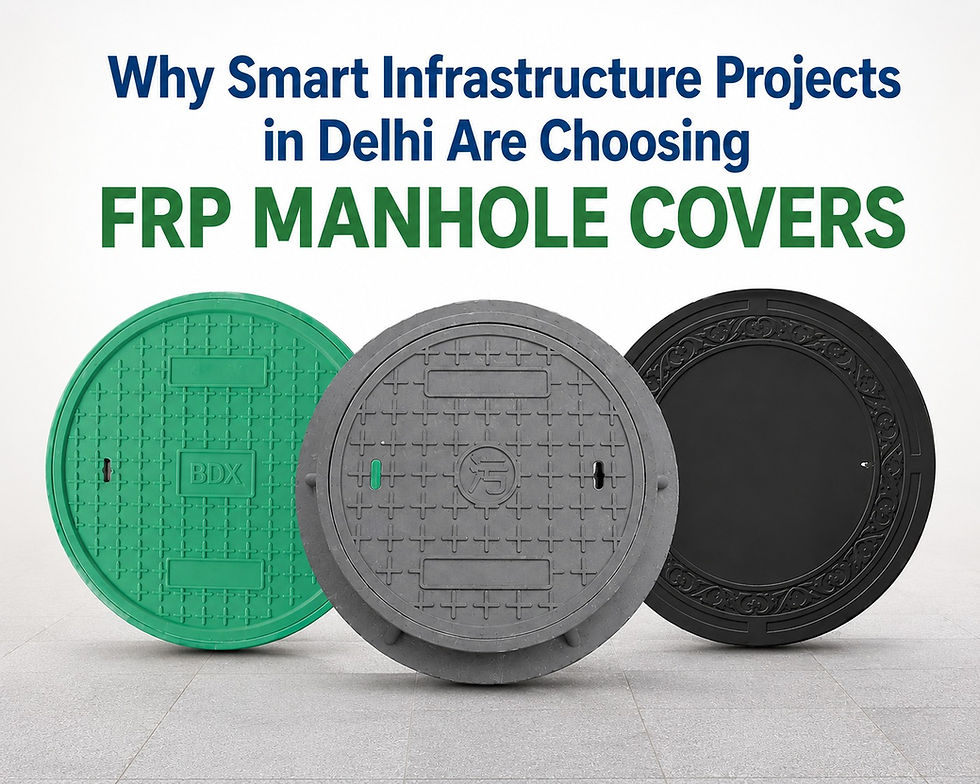 Why Smart Infrastructure Projects in Delhi Are Choosing FRP Manhole Covers