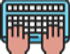 Click an icon to see the work.