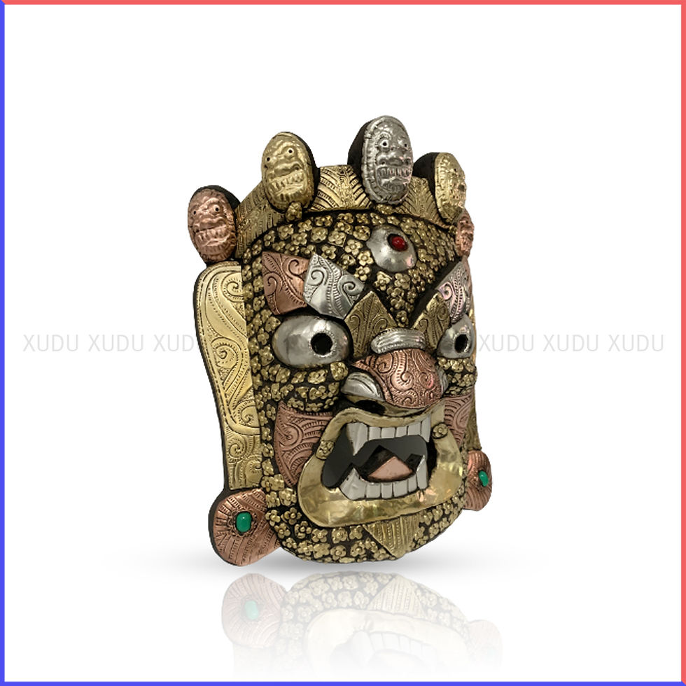 Thumbnail: Lord Bhairav Wooden Mask