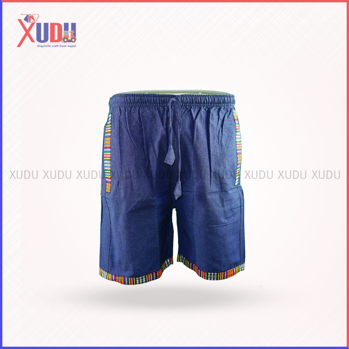 Blue Ethnic Short