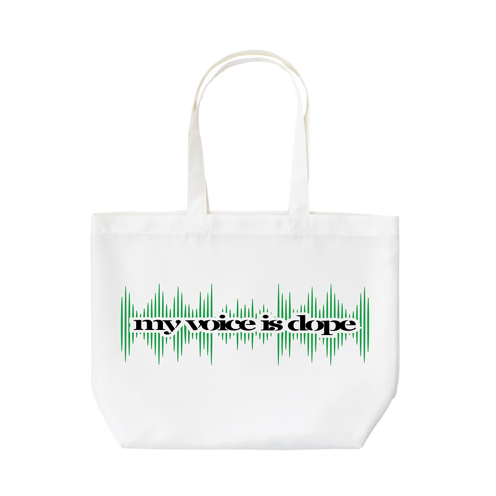 Thumbnail: My Voice Is Dope Tote Bag