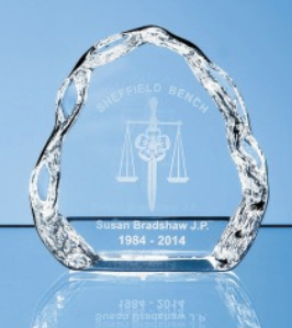 10cm Optical Crystal Vertical Ice Block