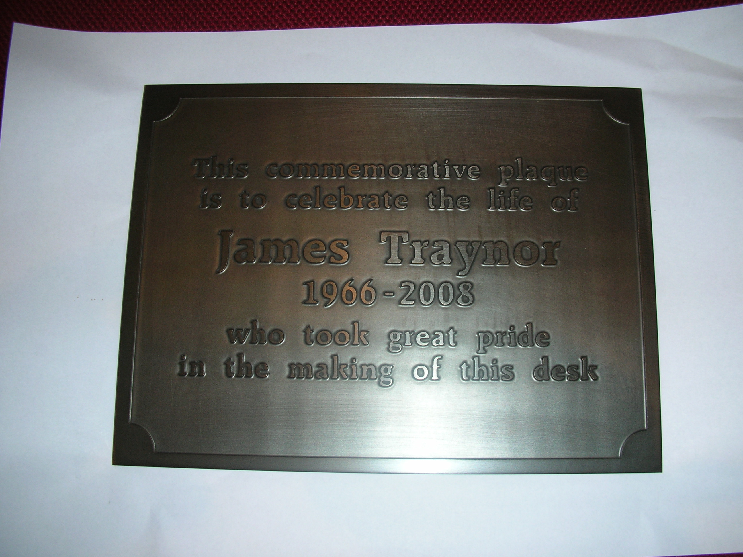 Custom Phosphorous Bronze Plating Cheshire, Manchester Culzean Engra