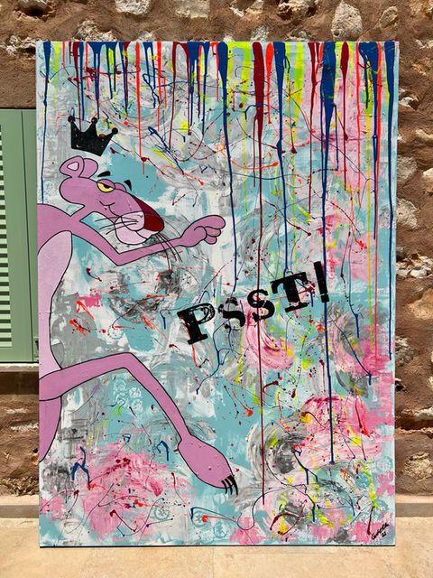 Pink Panther Stehend