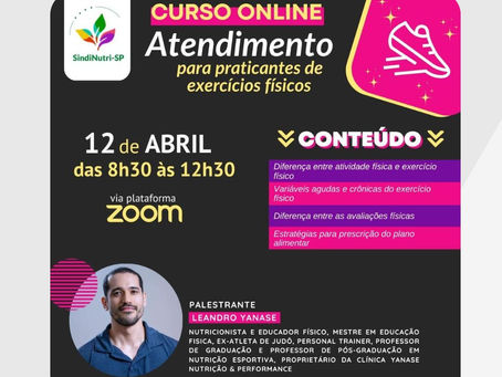 Clube de benefícios . Curso atendimento para praticantes de exercícios físicos