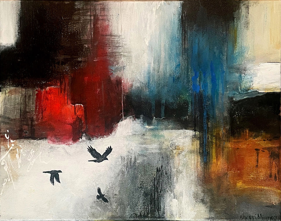 Abstract painting by Sherri Mignonne
