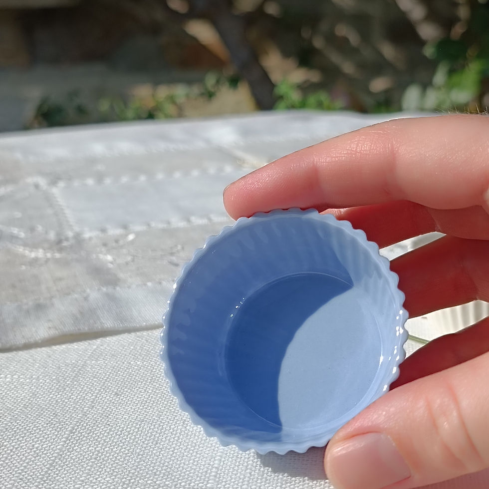 Miniature : Coupelle bleue