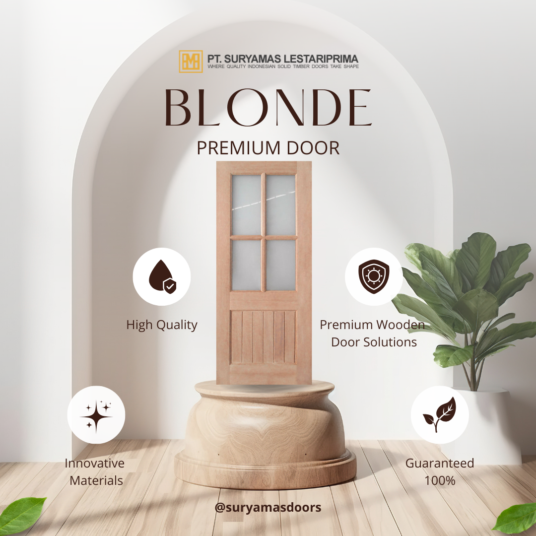 Mahogany Solid Wood Door