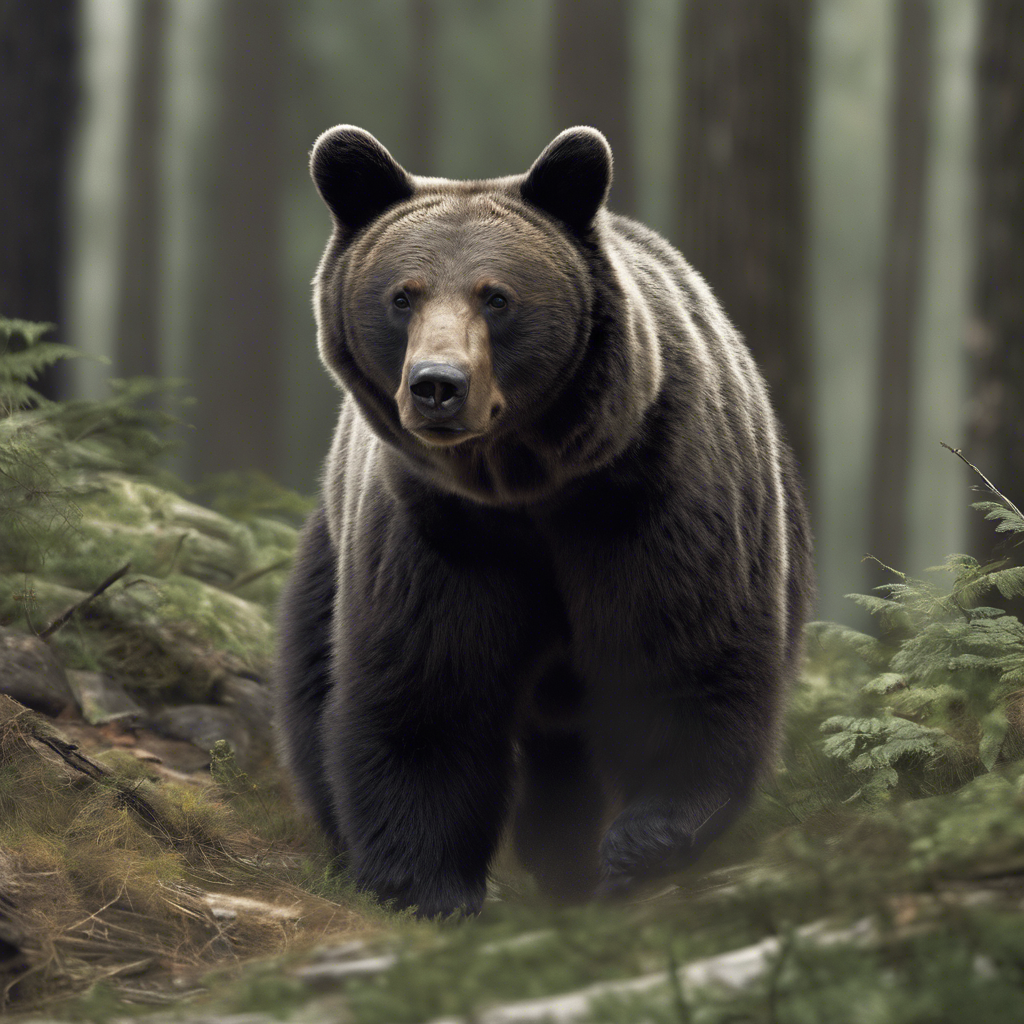 Black Bear in Forest