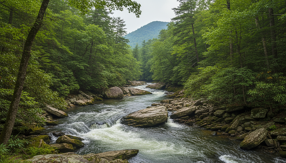 Bald River Gorge Wilderness: Mossy Boulders & Quiet Waterfalls