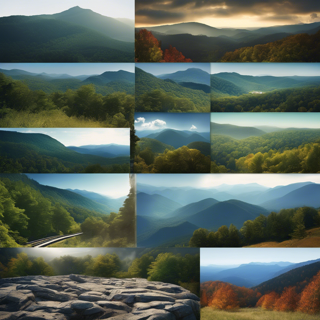 Hiking Trail in Blue Ridge Mountains