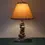 Thumbnail: Tall Rustic Stone Table Lamp – Handmade with Parchment or Faux Leather Shade