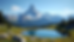 Eye-level view of Wheeler Peak towering above alpine lakes