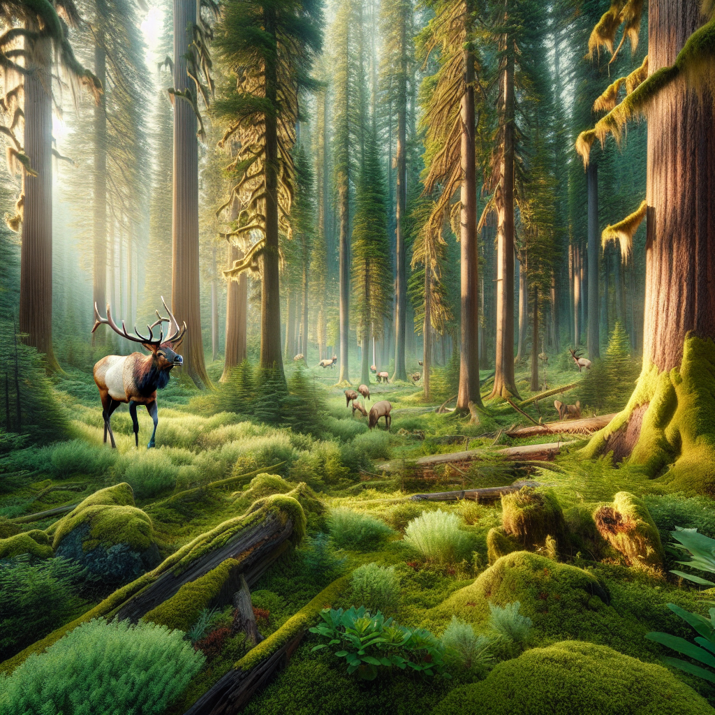 Elk Grazing